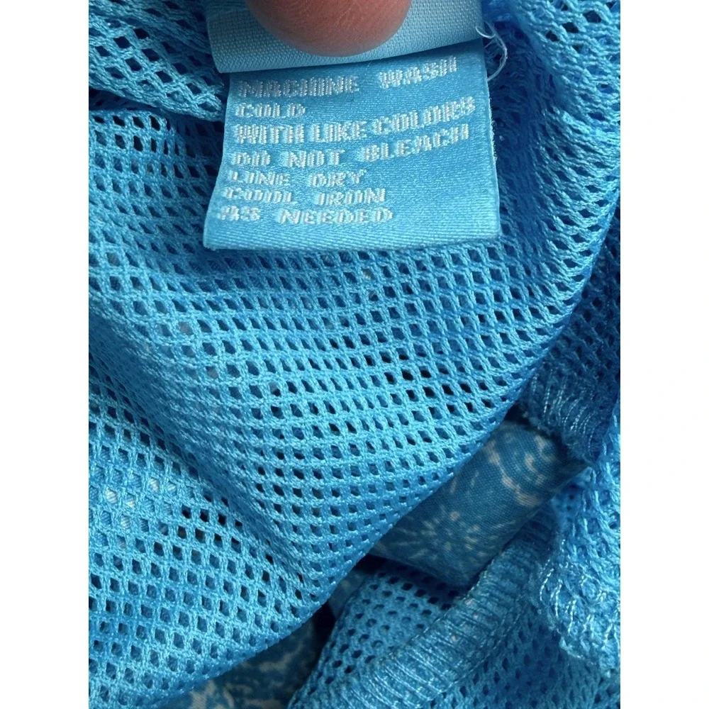 J McLaughlin Swim Trunks Mens XL Blue‎ Geometric Mesh Lined Beach Board Shorts